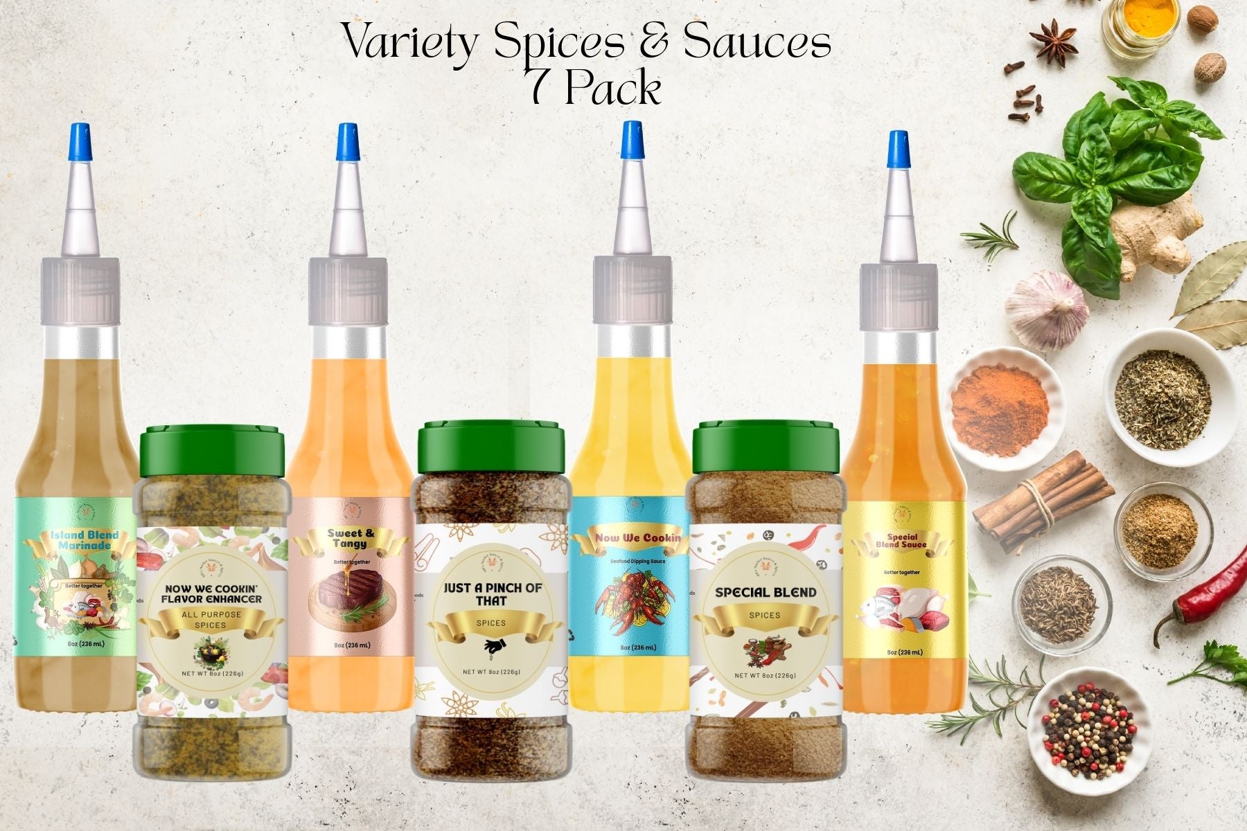 BB's Market Sauces & Spices Variety Box