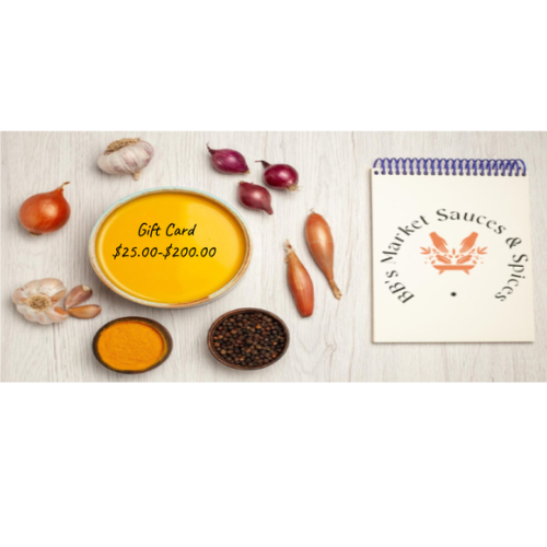BB's Market Sauces and Spices Gift Card